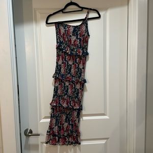 One shoulder wedding guest dress!